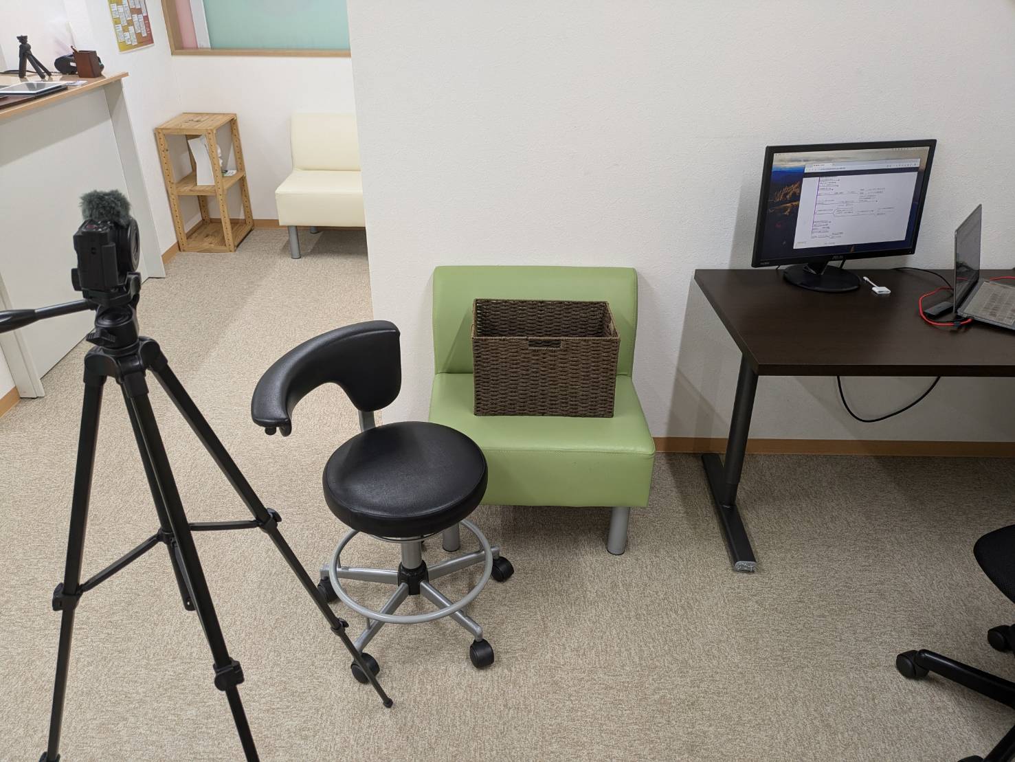 接骨院院長のYouTube撮影風景